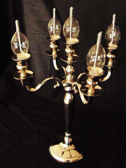 Glass Oil Candles - tear drop shape